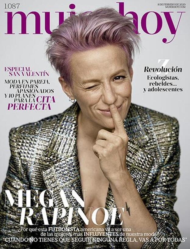 Megan Rapinoe, la futbolista y activista LGTB, portada de Mujerhoy