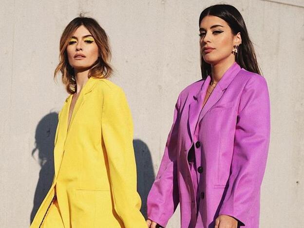 Dulceida y Madame de Rosa demuestran que el traje monocolor es perfecto para arrasar en primavera