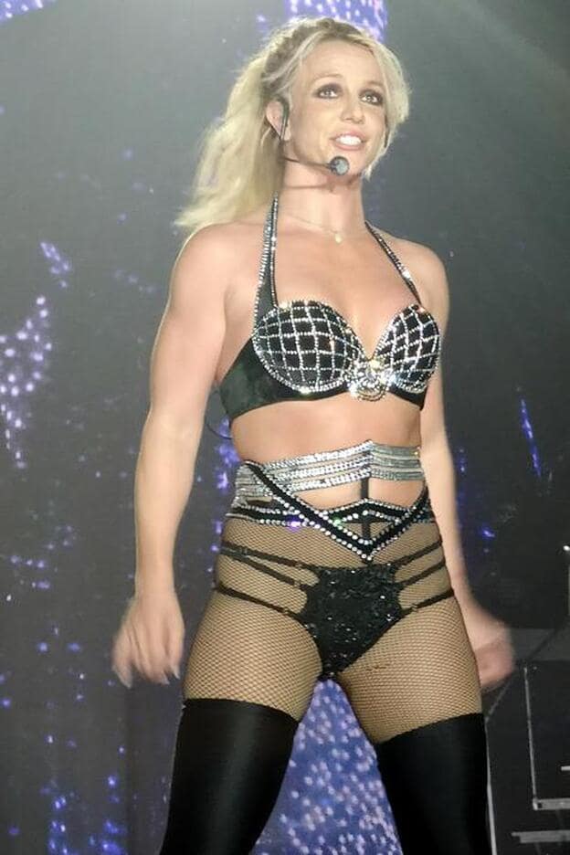 Britney Spears en concierto.