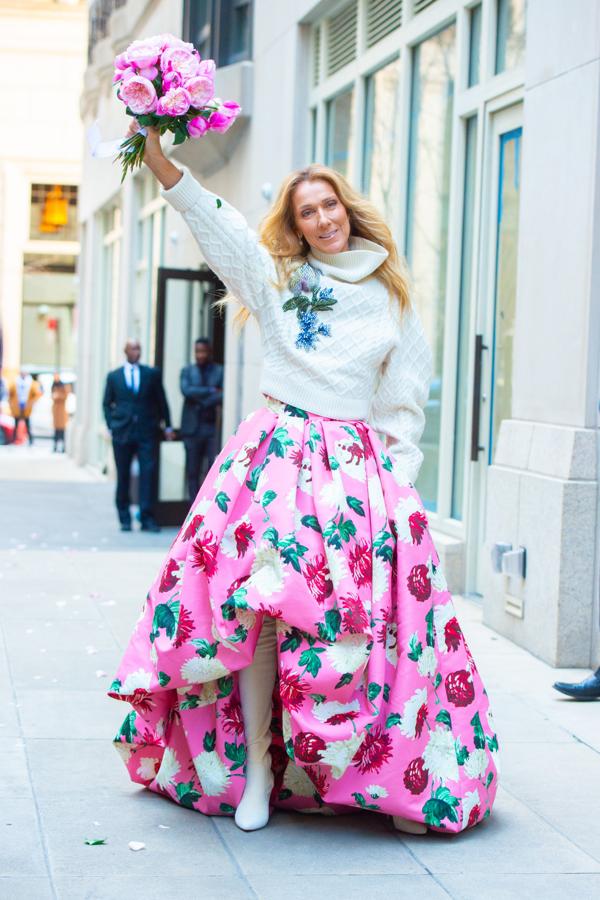 Céline Dion hace de Nueva York su propia pasarela con estos looks tan originales y arriesgados