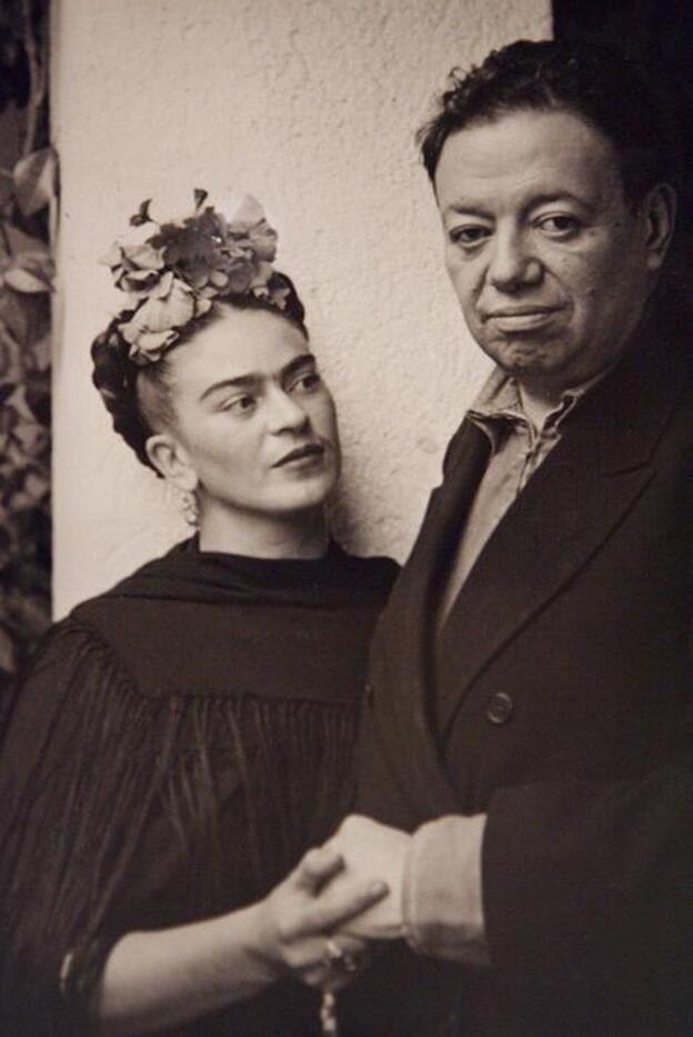 Diego Rivera y Frida Kahlo se casaron en dos ocasiones.