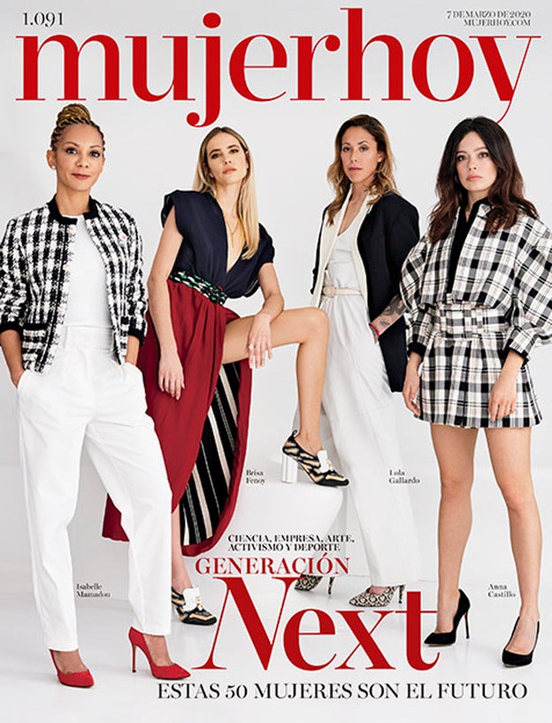Generación Next, 50 mujeres que son el futuro, portada de Mujerhoy