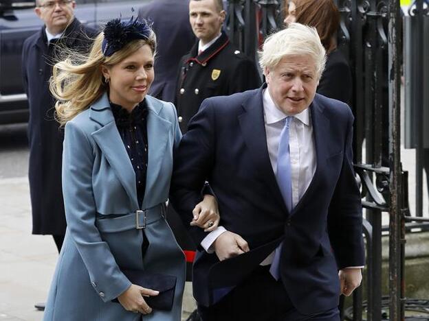 Carrie Symonds, Boris Johnson y el bebé de Downing Street