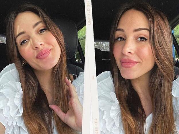 El conjunto de punto de Rocío Osorno es todo lo que necesitas para pasar la cuarentena cómoda y con estilo