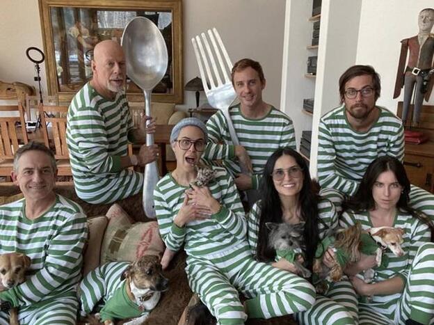 Por qué Bruce Willis y Demi Moore son el vivo ejemplo de la expareja perfecta