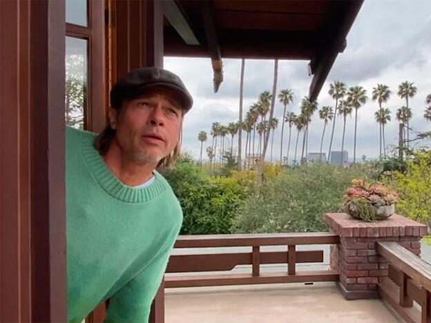 Brad Pitt, ahora hombre del tiempo: así está 'actualizando' su currículum durante la cuarentena