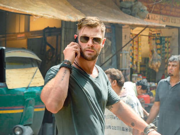 Chris Hemsworth en un fotograma de 'Tyler Rake' su nueva serie./D.R.