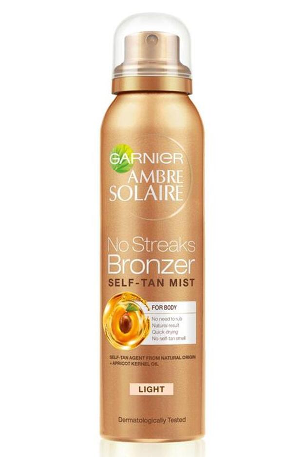 Esta bruma bronceadora de Garnier no tiene ninguna dificultad de aplicación.