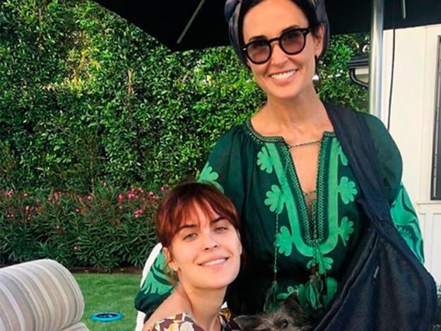 Así se reconciliaron Demi Moore y su hija Tallulah después de tres años sin hablarse