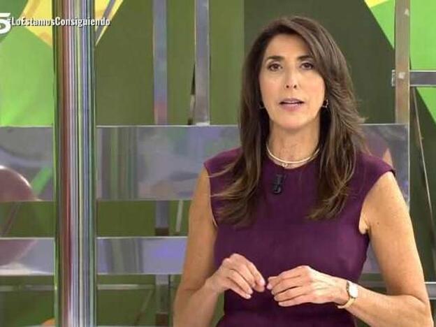 Paz Padilla vuelve a 'Sálvame' tras dos meses en aislamiento... y comete este desliz