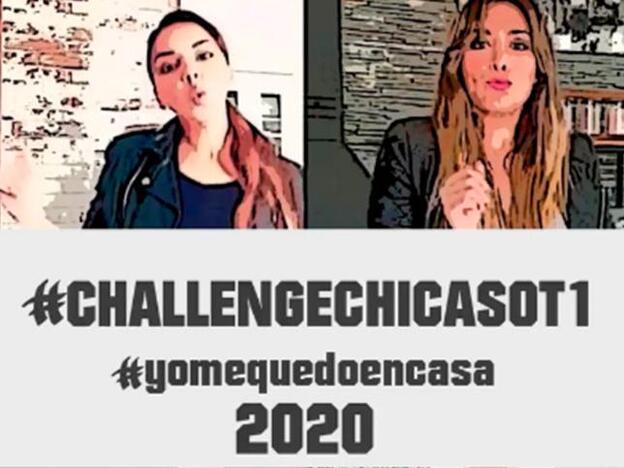 Las chicas e 'OT 1' hacen un 'challenge' que se convierte en vídeo viral 20 años después de que se conocieran en la Academia./instagram.