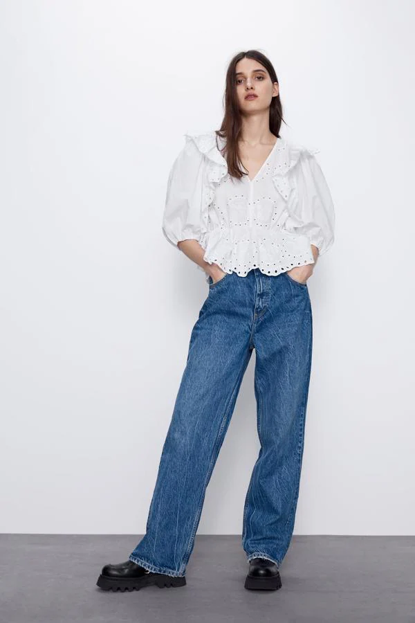 Dibujar construir Eliminar Fotos: Las blusas blancas de los Special Prices de Zara que te van a  alegrar la semana | Mujer Hoy