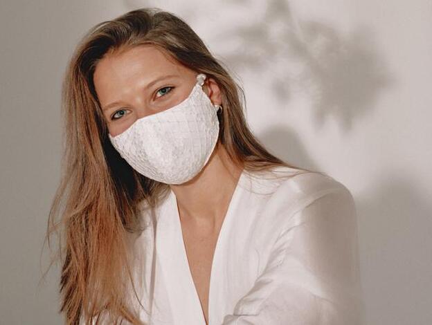 Llegan las primeras mascarillas para que las novias lleven el día de su boda