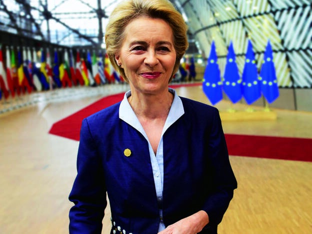 Ursula von der Leyen, presidenta de la Comisión Europea.