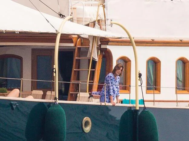 Carolina de Mónaco a bordo del Pachá III en una imagen de archivo./Gtres