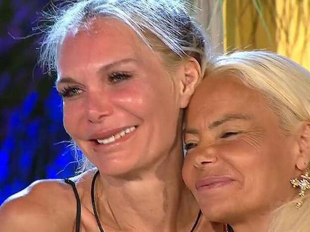 Leticia Sabater y Yola Berrocal se proclaman ganadoras de 'La casa fuerte'./telecinco.