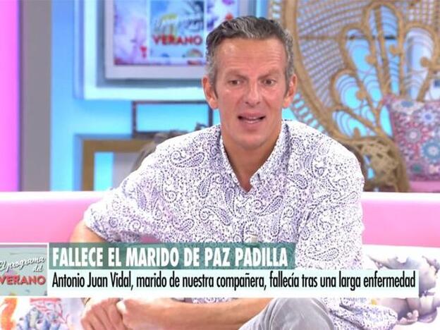 El emotivo mensaje de Joaquín Prat a Paz Padilla