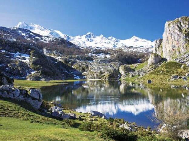 El paradisíaco parque natural de Picos de Europa.