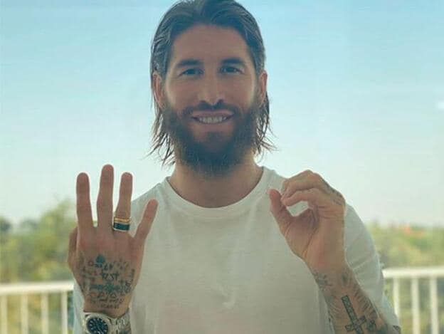 El doble sentido de esta foto de celebración de Sergio Ramos en Instagram |  Mujer Hoy