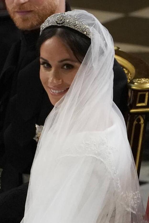 La verdad sobre la tiara que Meghan Markle llevó en su boda