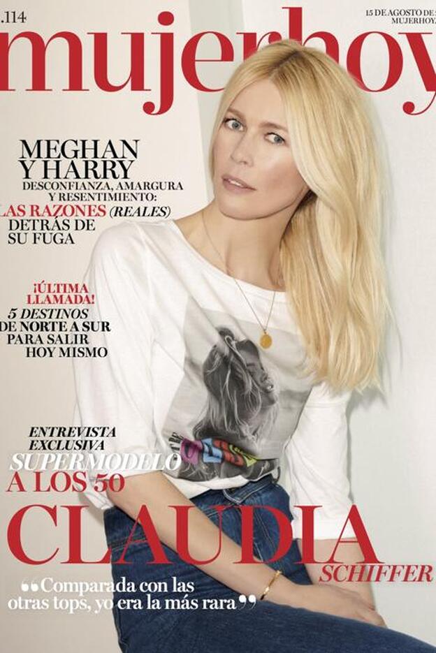 Claudia Schiffer, este fin de semana en Mujerhoy