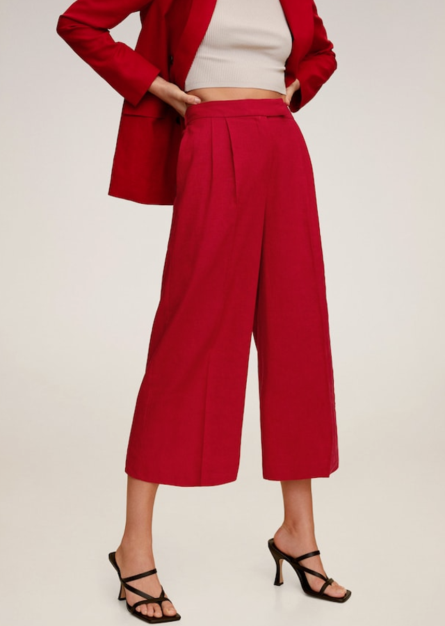 Culottes de lino