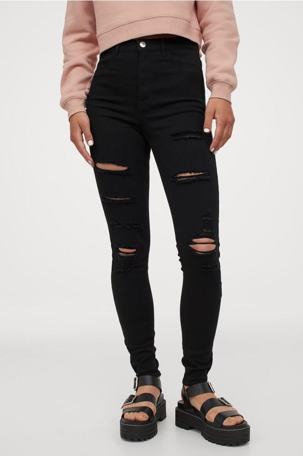 Once jeans en color negro perfectos para ponértelos con todo