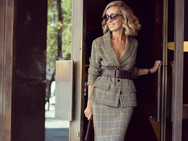 Fotos: Traje de chaqueta con falda, la propuesta ideal para llevar el look oficina a otro Mujer