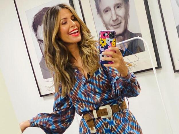 El conjunto estampado de Nuria Roca con el que ha ganado a Tamara Falcó en el primer duelo estilístico de El Hormiguero