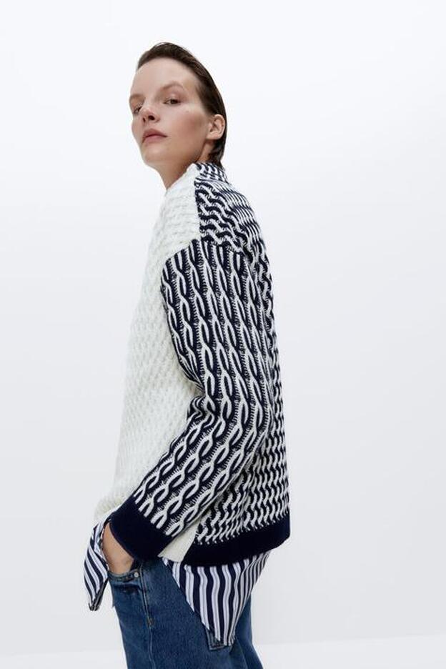 Este jersey reversible es la prenda más práctica y bonita que puedes tener ahora mismo en tu armario