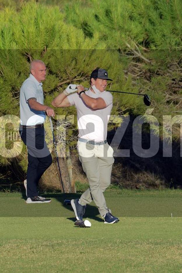 Mark Wahlberg, un golfista en Sitges