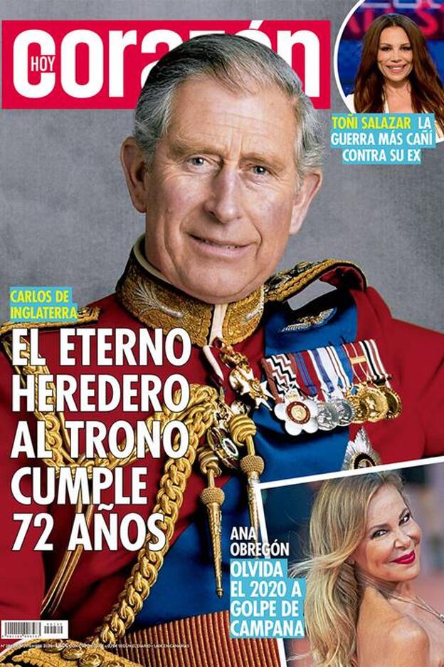 El cumpleaños del eterno heredero al trono británico, Carlos de Inglaterra, portada de 'Hoy Corazón'