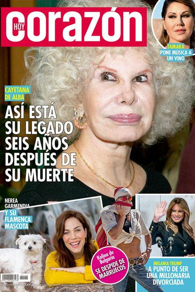 El aniversario de la muerte de la duquesa de Alba, portada de 'Hoy Corazón'