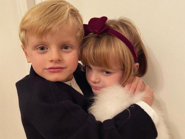 Las entrañables fotos de los mellizos de Mónaco