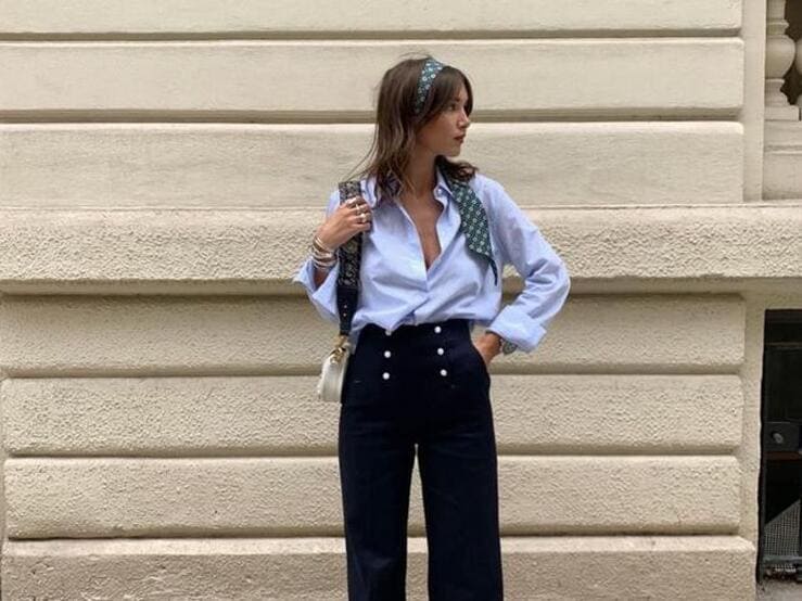 Asociar Doncella Lubricar Fotos: Con rayas o lisas, las camisas oversize que se llevan ahora son  azules | Mujer Hoy