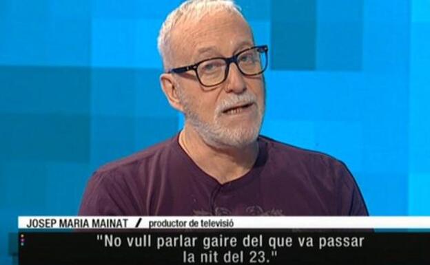 Mainat durante esa intervención en TV3.