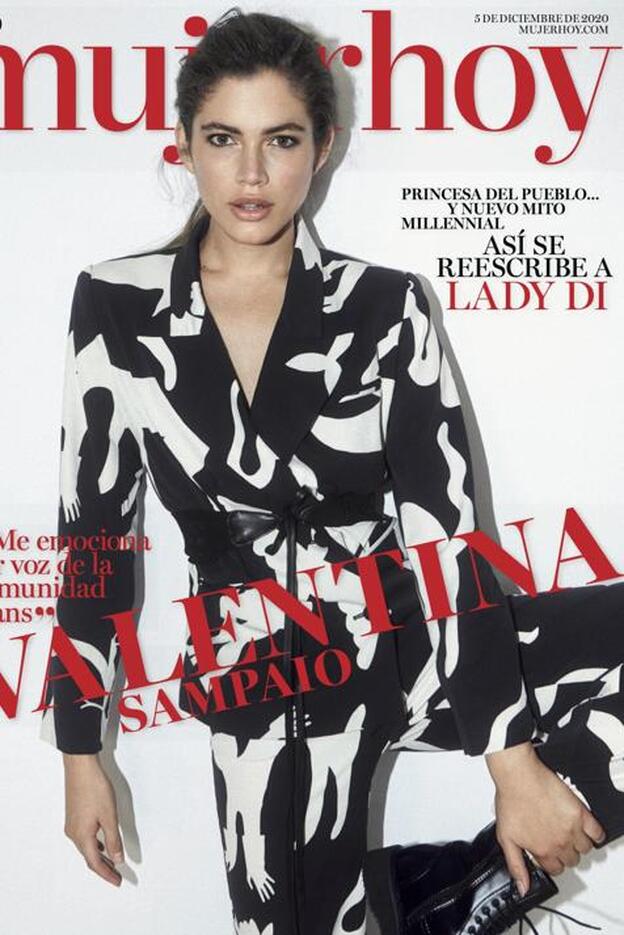 La top Valentina Sampaio, abanderada de la comunidad trans, este fin de semana en Mujerhoy