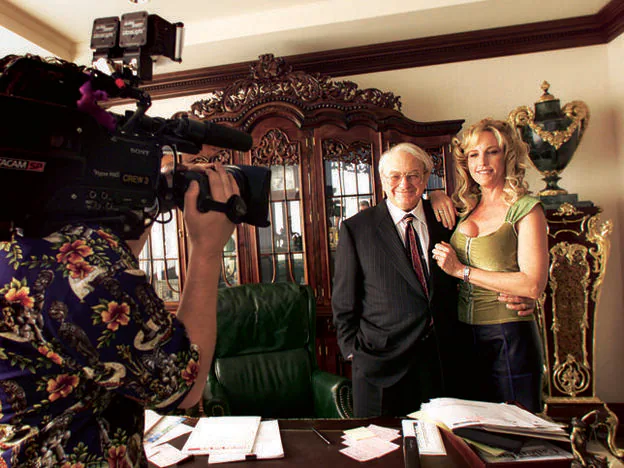 Brockovich y el abogado Ed Masry en 2000.