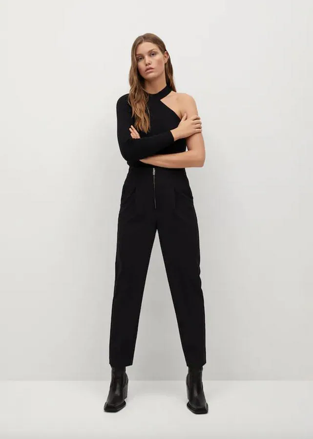 cemento De todos modos Modales Fotos: 11 pantalones negros que podemos comprar en las rebajas y ponernos  con cualquier cosa | Mujer Hoy