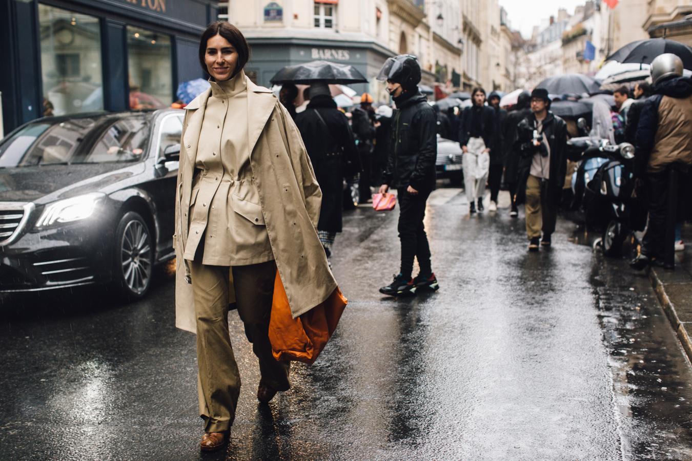 Los mejores looks de las parisinas para días de lluvia