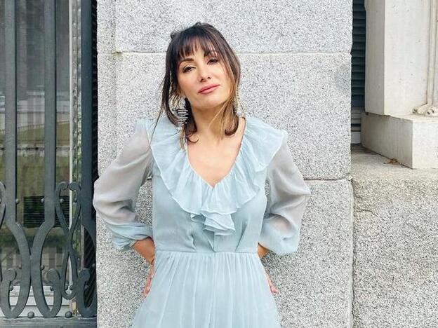 El vestido midi más romántico del momento es este de Zara tan ponible que ha llevado Nagore Robles
