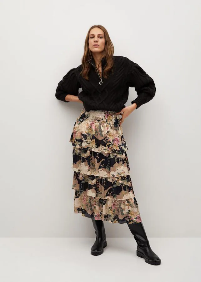 Fotos: Si ya tienes ganas de primavera estas faldas midi con estampado floral van a a vista | Mujer Hoy