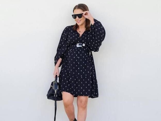 El vestido mini made in Spain, perfecto para embarazadas, con el que Paula Echevarría da la bienvenida a la primavera