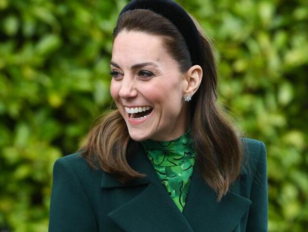Kate Middleton también tiene la blazer verde de Zara que triunfa entre las famosas y a la que ahora se han apuntado las royal