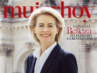 En portada, la presidenta de la Comisión Europea, Ursula von der Leyen