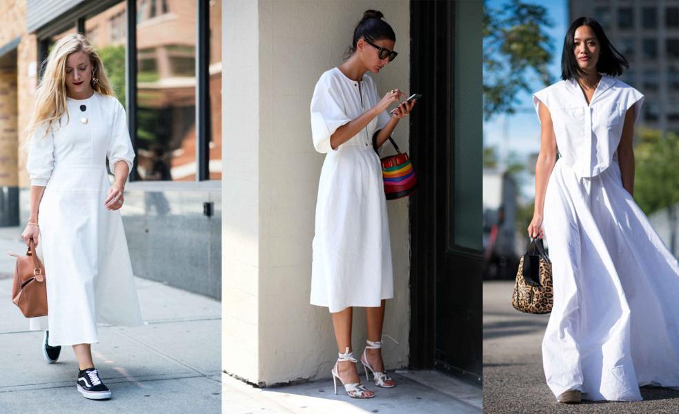 Los vestidos blancos con encaje nunca pasan de moda y hemos encontrado tres súper bonitos