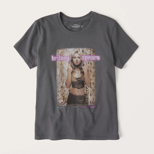 Camiseta con fotografía de Britney Spears