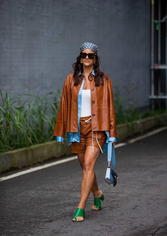 Las tendencias del street style de Copenhague: El azul turquesa