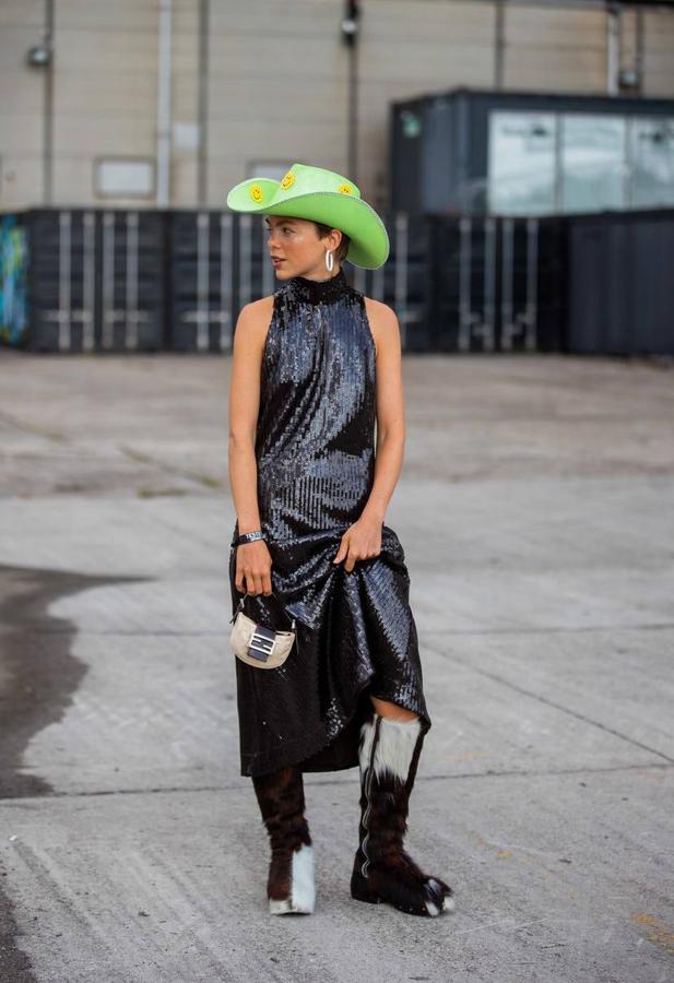 Las tendencias del street style de Copenhague: Las lentejuelas disco