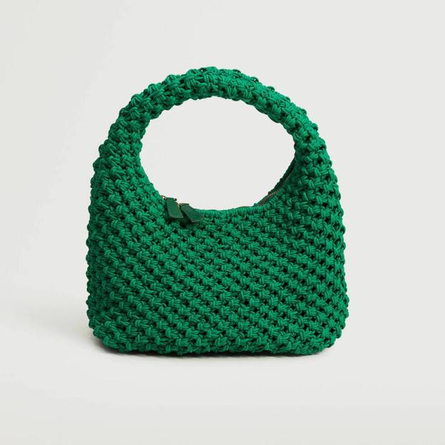 Bolso trenzado de Mango. 79,99 euros